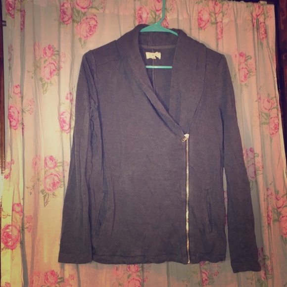 Lou & Grey Sweaters - Lou and Grey Supersoft Asymmetrical Zip Up